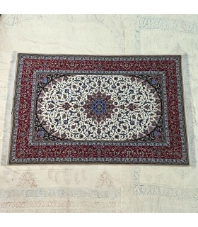 Tapete Persa Isfahan Assinado pelo Mestre Hussein Daveri - 228x147 cm